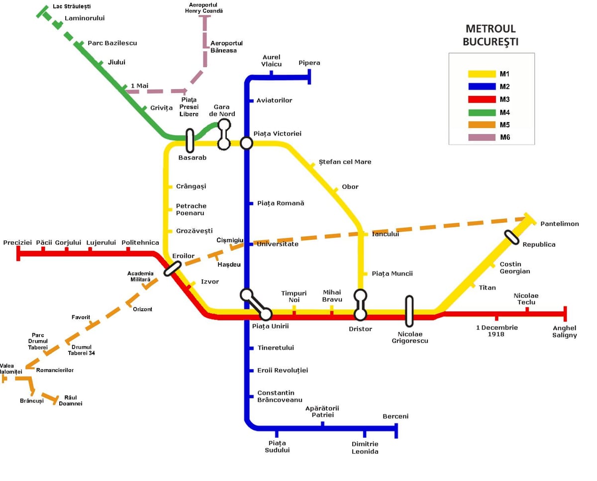 metro kort búkarest rúmeníu