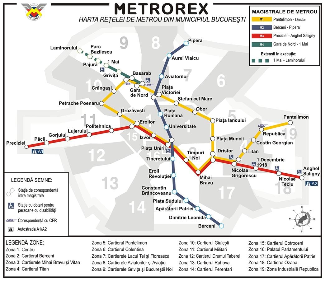metro kort búkarest